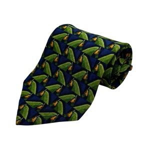 men's silk tie ermenegildo zegna abstract width 4” length 58”